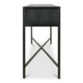 thumbnail image 4 of Moe's Home Collection Mako Console Table Faux Leather Black, 4 of 10