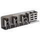 thumbnail image 1 of Portacepillos de Dientes Multifunción, Portavasos para Cepillos de Dientes, Montaje en Pared, Sin Taladro, Organizador de Baño, Almacenamiento para Baño B, 1 of 5