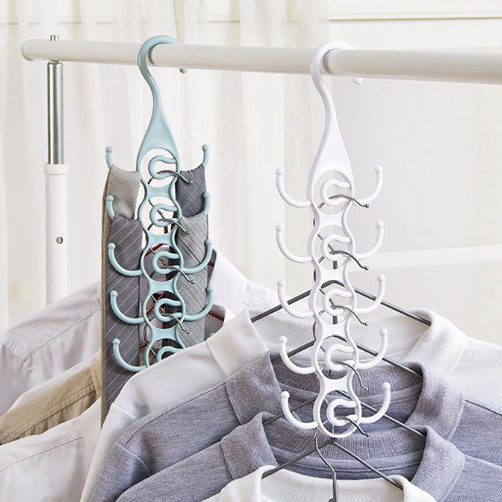 Herwey Clothing Hanger Rack Closet Organizer for Ties Belts,Tie Hanger