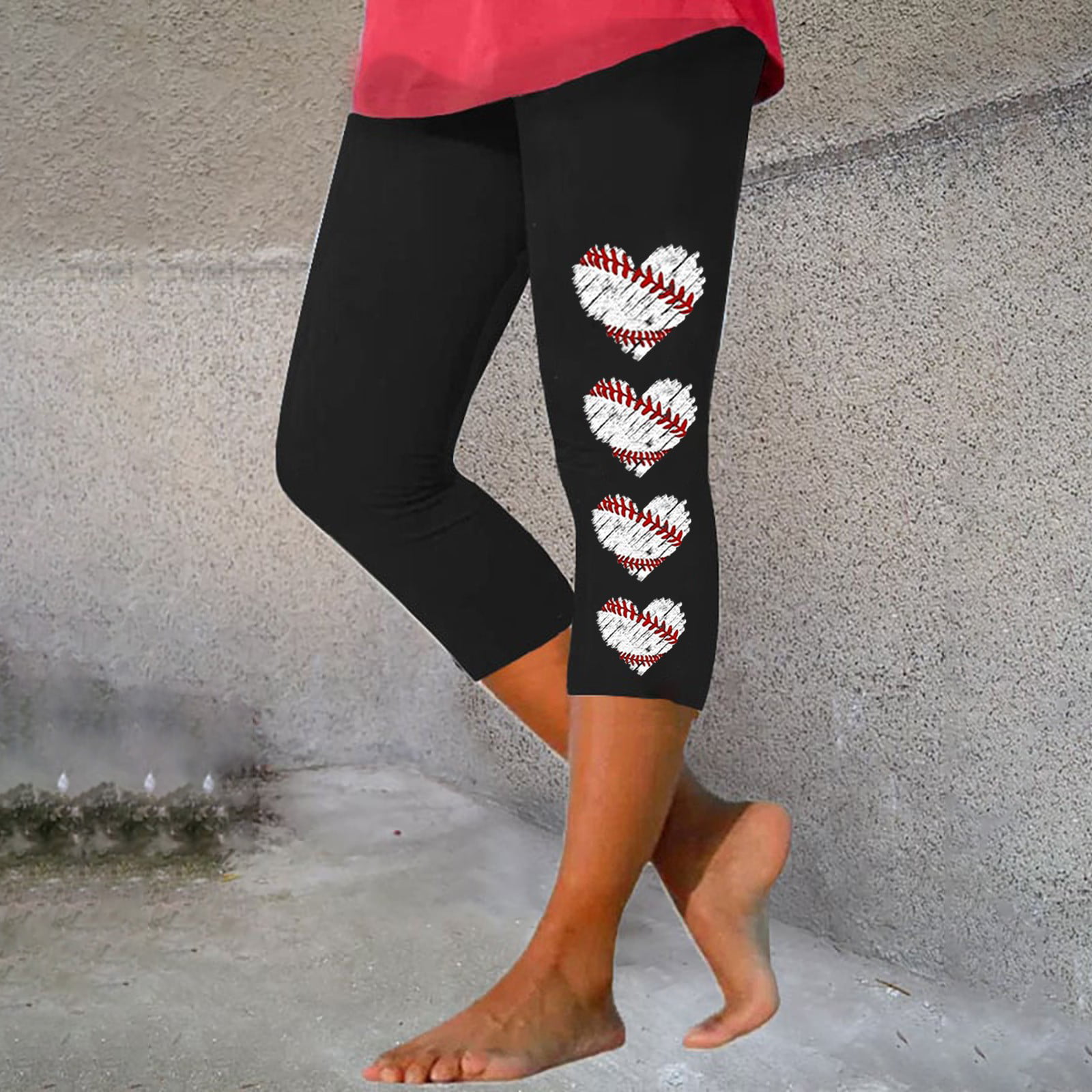 Women See Thru Leggings Women All Season Printed Elastic Slim Casual  Stretch Cropped Pants Leggings Work Our Clothes for Women 