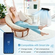 Costway 15000 BTU Portable Air Conditioner with Remote APP Control Cool Fan Heat Dehum