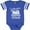 Football Blue and White, variant on Inktastic Wyoming Yellowstone National Park Boys or Girls Baby Bodysuit