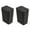 Black, variant on Deeceymbur 2PCS Square Trash Can with Press Top Lid 11.6L Plastic Waste Basket for Bathroom Home Living Room Kitchen Toilet Bedroom Office