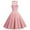 Pink, variant on Style Retro Plaid Temperament Thin Boat Neckline High Waist Elastic Halterneck Tie Mid Length Hem Dress Women Dresses Casual Fall Dresses for Women Casual Summer Drawstring Waist Dress Sunday Dress