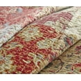 thumbnail image 3 of Chezmoi Collection Leslie 3-Piece Floral Patchwork Reversible 100% Cotton Vintage Washed Quilt Set, Queen, 3 of 9