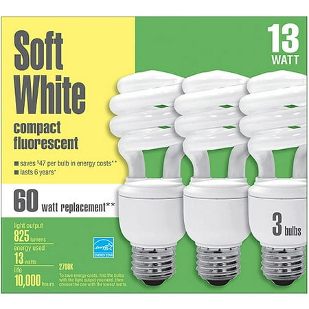 Basic CFL Spiral 13wt Case -12 bulbs