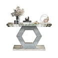 thumbnail image 2 of Tcbosik 55" Console Table, Narrow Entryway Table, Modern Behind Couch Table for Living Room, Hallway, Foyer, Silver, 2 of 9