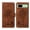 Brown, variant on ELEHOLD Case for Google Pixel 8A, Premium PU Leather Wallet Flip Case Folio Cover with Card Holder Kickstand,Red