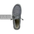 thumbnail image 3 of Hey Dude Men's Wally Canvas Linen Iron Shoe 110793901, 3 of 4