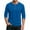 Blue, variant on Men's 3/4 Sleeve Raglan Baseball T-Shirts Fall Henley Shirts for Men Casual Cotton Sport Athletic Jersey Tee Tops