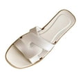 thumbnail image 2 of yuksok Womens Slide Sandals Comfortable Fashion Slides for Home Pool Party Shopping 40 to 41, 2 of 9