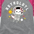thumbnail image 3 of Instant Message - Astrolotl - Toddler And Youth Girls Raglan Graphic T-Shirt, 3 of 5