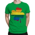 thumbnail image 2 of Rainbow Shamrock LGBTQ+ Pride and St. Patricks Day Blend Men's T-shirt, 2 of 3