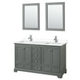 thumbnail image 6 of Wyndham Collection WCS202060DWGC2UNSM24 Deborah 60" Free Standing Double Basin Vanity Set, 6 of 7