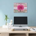 thumbnail image 4 of Pink Motivational Wall Art for Women Positive Sayings In This Office We Are A Team Flower Tree Picture Poster Modern Entrepreneur Wall Art Home Office Workspace Decoration Framed 12x16 Inch, 4 of 6