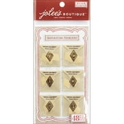 Jolee's French General Dimensional Stickers 6-Pack, Mon Cachet Glassine Envelopes With Seals