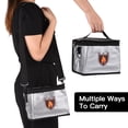 thumbnail image 3 of Fireproof Lipo Safe Bag Explosionproof Protective Battery Waterproof Bag with Zippers Handle Strap Portable Storage Guard Pouch for Battery Storage and Charging 21x15x16.5cm/8.3x5.9x6.5in, 3 of 8