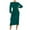 Army Green, variant on Cyber**Monday ChaoHeng Fall Dresses for Women Women's Pleated Midi Sweater Dress with Belt,Long Sleeve Round Neck Knee-Length Dress