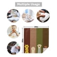 thumbnail image 6 of African Brown Stripes Festival Home Party ration Hotel Coffee Table Runner Christmas Wedding r Dining Picnic Tablecloth, 6 of 6