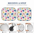 thumbnail image 6 of Sikiie Rose Flowers Print Foldable Car Windshield Sun Visor, Car Window Sunshade Suitable for Sedan, SUV and Truck Car Accessories-Medium, 6 of 6
