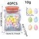 thumbnail image 2 of Paquete de regalo de huevos de Pascua, decoración para fiestas, huevos de espuma con lunares únicos, accesorios para arreglos de huevos de juguete, decoraciones para fiestas de Pascua,, 2 of 8