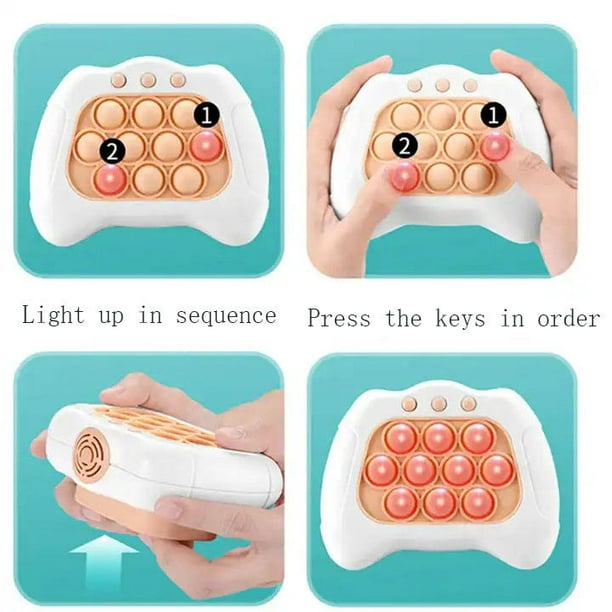 ShenMo Jeu de réponse rapide, jeux pour adultes à réflexion rapide,  contrôleur de jeu, jouet de décompression du bout des doigts, machine de jeu  