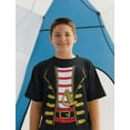 thumbnail image 3 of Tstars Halloween Pirate Buccaneer Shirt for Boys Girls Toddler Infant Kids Tshirt 2T Black, 3 of 7