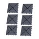thumbnail image 2 of 6 alfombrillas antideslizantes entrelazadas para baldosas de suelo, cojín modular para drenaje Negro, 2 of 9