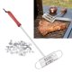 thumbnail image 4 of Hierro Para Marcar Carne Para Barbacoa, Hierro Para Marcar, Mango De Madera Ligero, Letras En Inglés Portátiles De Acero Inoxidable Para Asar A La Parrilla Para Bistec, 4 of 7