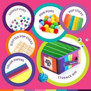 Dan&Darci Crafting Materials Box Kits Multicolor Arts & Crafts Supplies 500 Piece Kit
