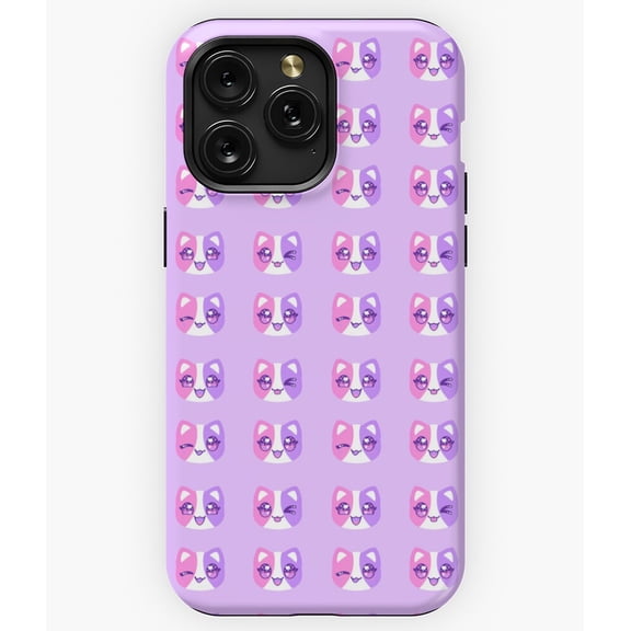 Cat Aphmau Meemeow Expressions Pattern G4518 Phone Case for iPhone17 16 15 14 13 12 11 Pro Max