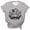Grey, variant on Womens Short Sleeve Shirts Casual Graphic Print T Shirt Crew Neck Tee Spring Outfits Summer Tops L