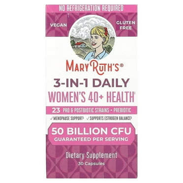 MaryRuth's Menopause Probiotic Blend Vegan Allergen Free Gluten Free - 30 Capsules