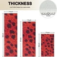 thumbnail image 4 of Red Cheetah Leopard Pattern Kitchen Rugs Sets Of 3,Kitchen Runner Rugs Non Skid Washable,Decorative Kitchen Floor Mats for Kitchen,Sink,Laundry,17"x30"+ 17"x47" + 17"x59", 4 of 6