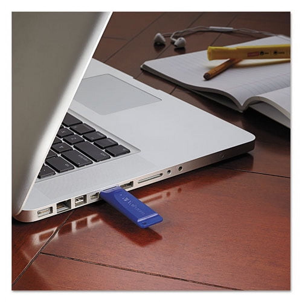 Classic Usb 2.0 Flash Drive, 8 Gb, Blue | Bundle of 2 Each