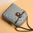 thumbnail image 3 of LinYooLi Sacs à Bandoulière Classiques à Carreaux pour Femmes Sac en Cuir de Haute Qualité Sac à Main Tendance Design Simple Petit Sac Messager, 3 of 6