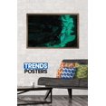 thumbnail image 2 of Urban - Green Splatter Wall Poster, 22.375" x 34", Framed, 2 of 3