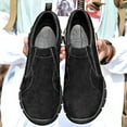 thumbnail image 5 of Mens Classic Loafers Non-slip Casual Walking Shoes Lightweight Outdoor Shoes Breathable Comfortable Work Shoes Black 6.5 US, 5 of 7