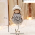 thumbnail image 3 of Christmas Hanging Plush Doll Toy Angel Girl Bell Doll Ornaments Hanging Decoration Pendant for Christmas Party, 3 of 5