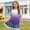 Purple, variant on ITSAME One Shoulder T-Shirts for Girls Short Sleeve Tops Gradient Print Summer Loose Casual Tees Pink Size 7