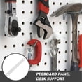 thumbnail image 3 of Luxshiny Pegboard Panel Support Pegboard Desk Mount White 1 Set for Office Organization, 3 of 8
