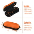 thumbnail image 7 of Fintie Sunglasses Case, Hard EVA Shell Shockproof Sport Glasses Case with Metal Carabiner Travel Zipper Eyeglasses Case, Orange, 7 of 7