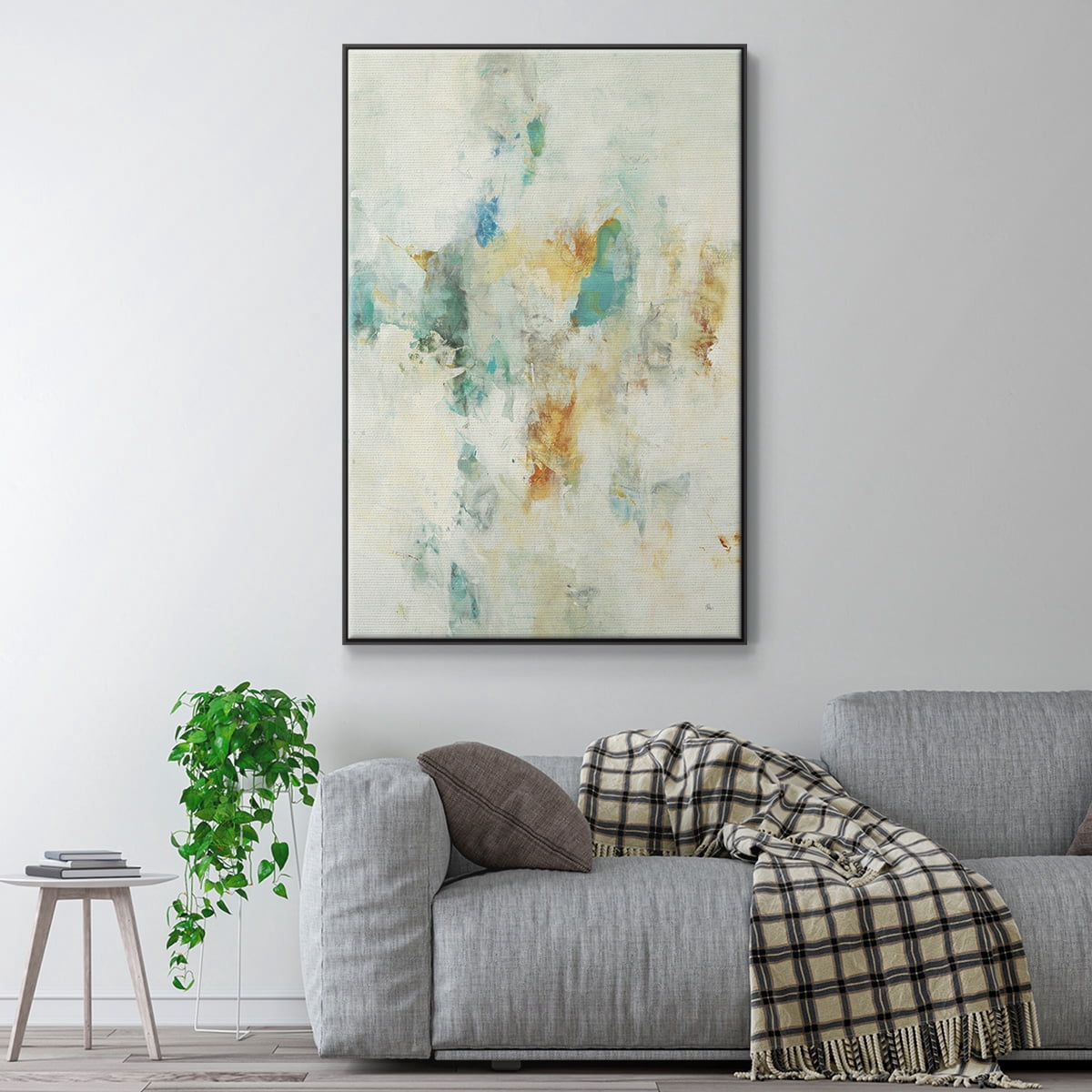 Let's Dance Framed Premium Gallery Wrapped Canvas - Ready to Hang - 25 x 37 - Black Floating Frame
