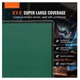 thumbnail image 2 of Welding Screen 6x6ft with Frame, Flame-Resistant Welding Curtain, Mobile Welding Protection with Wheels, UV Protection, Workshop Industrial Use, Green, 2 of 7