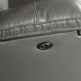 thumbnail image 4 of Ellery Charcoal Faux Leather 6-Piece Power Reclining Sectional, 4 of 4