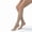 Classic Black, variant on Jobst Opaque 15-20 Closed Toe Knee High Compression Stockings Natural Medium Petite