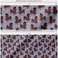 thumbnail image 2 of Soimoi Cotton Voile Fabric Floral & Horse Animal Print Fabric by Yard 42 Inch Wide, 2 of 7