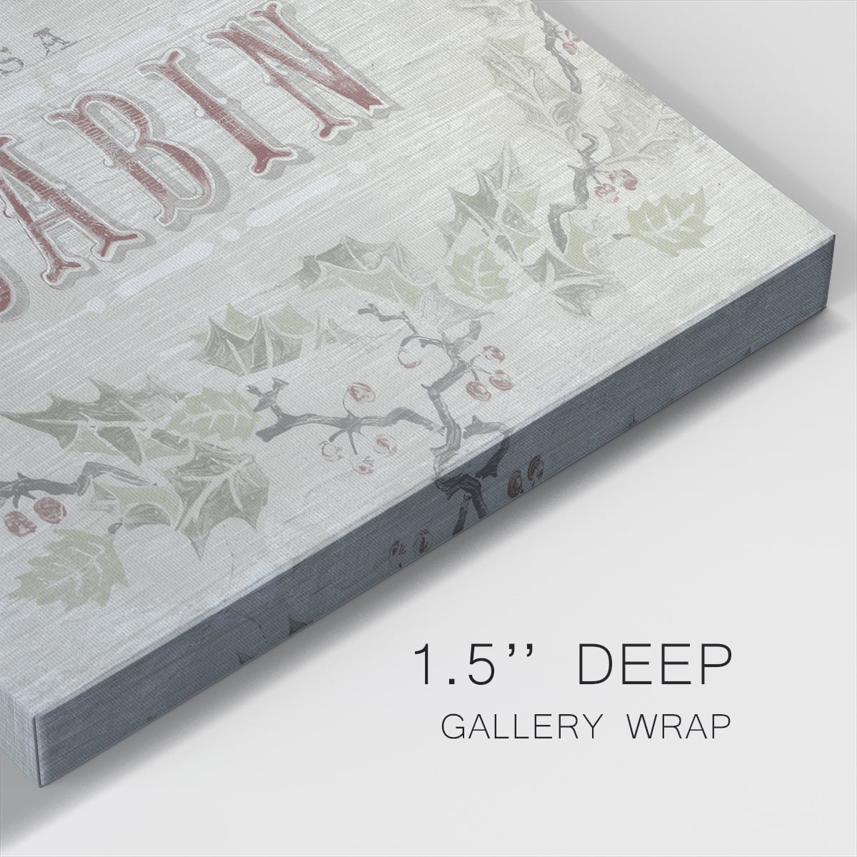 Cabin Christmas IV- Gallery Wrapped Canvas