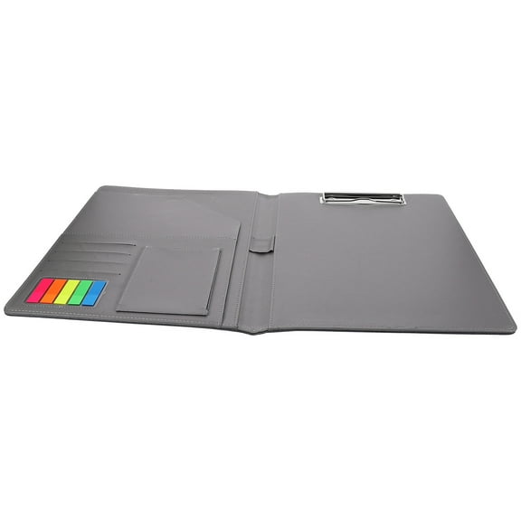 Raindrops Professional Work Binder 1Set Pu Portfolio Organizer Binder With File Storage Function For Business Trips