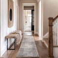thumbnail image 6 of World Rug Gallery Contemporary Arch Knot Design Area Rug - BROWN 2'x7', 6 of 8